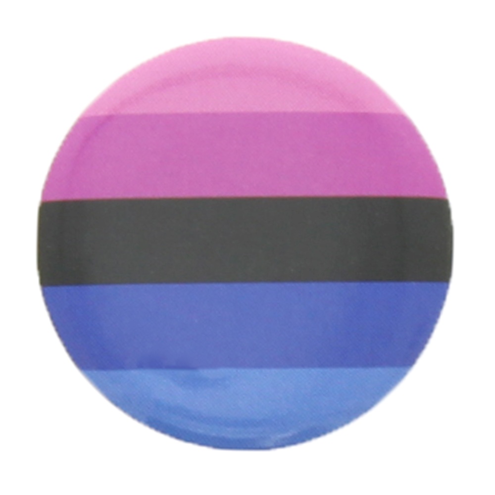 Zac's Alter Ego - Omnisexual Equality Flag Badge/button - Multicolours